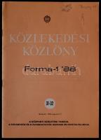 1988 Közlekedési Közlöny Forma 1-es különszáma