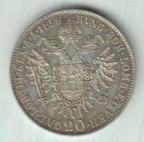 Ausztria/magyar verdejel 1856B 20Kr Ag "Ferenc József" T:2