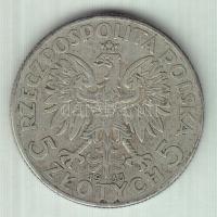 Lengyelország 1933. 5Zl Ag T:3 Poland 1933. 5 Zlotych Ag C:F