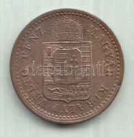 1891KB 1kr "Fiumei címer" T:2