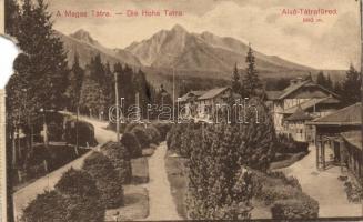 TÁTRA - 11 db háború előtti képeslap, nagyrészt sérültek