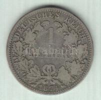 Német Birodalom/Császárság 1874A 1M Ag T:3 Germany-Emprire 1874A 1 Mark Ag C:F