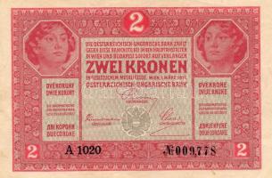 1917. 2K "A" szériaszámmal (ritkább variáns) T:I-