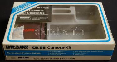 Braun CB35 analóg fényképezőgép eredeti dobozában filmmel / Analog photo camera