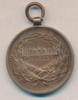 1914. Bronz Vitézségi Érem "Der Tapferkeit" Br érdemérem, mellszalag nélkül Szign.: Tauten...