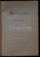 Eötvös József: 1. köt.:Gondolatok. A hátrahagyott kéziratokból bővített 4. kiadás. Bp., 1886 Ráth Mó...