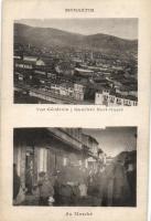 Bitola, Monastir; French soldiers, market