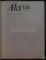 1986 Müller & Kiepenheuer: Akt 125. mappa 125 akt rajzzal és képpel