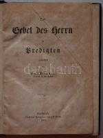 Erwin Frommel: Das Gebet des Herrn in Predigten. Karlsruhe 1861 Friedrich Butsch. Linen binding (1 p...