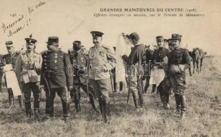 French military, The Grand Maneuver 1908, foreign officers