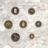 2008. 1Ft-100Ft 7 klf db, "Búcsú az egy- és kétforintostól" dísztokos szettben T:PP Csak 4...