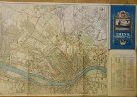 M. kir. Állami térképészeti intézet: Vizisport térképek 5.: Duna Budapest-Vác 193x42 cm