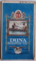M. kir. Állami térképészeti intézet: Vizisport térképek 5.: Duna Budapest-Vác 193x42 cm