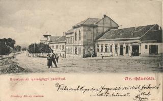 Aranyosmarót Erzsébet square, the shop of Károly Eisenberg