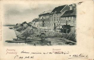1899 Pozsony Duna riverside