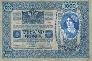 1902. 1000K piros "Magyarország" fny-sal T:I