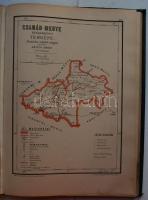 Hátsek Ignác - A magyar szent korona országainak megyei térképei. Rajzolta Hátsek Ignácz. Nyolcvaneg...