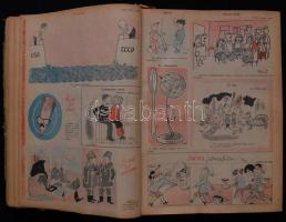 1961 A Ludas Matyi teljes évfolyama bekötve. Néhány lap rojtos széllel