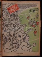 1961 A Ludas Matyi teljes évfolyama bekötve. Néhány lap rojtos széllel
