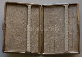 cca 1920 Vésett alpakka cigarettatárca /
Alpakka cigarette case