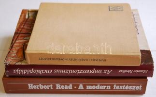 3 db művészeti könyv Sérullaz: Az impresszionizmus enciklopédiája. Corvina 1983. Kun Imre: 30 év művészek között. Herbert Read: Modern festészet