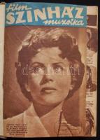 Film Színház Muzsika 1957,1960. évfolyamai 3 kötetben jó állapotban