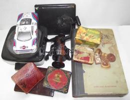 Nagy ládányi vegyes bolhapiac tétel érdekes tárgyakkal