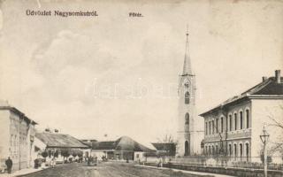 Nagysomkút main square