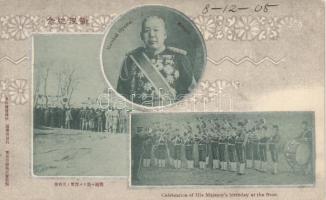 Russo-Japanese war, the birthday of the Japanese Emperor