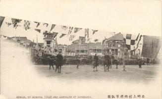 Russo-Japanese war, arrival of Admiral Togog and Kamimura at Shimbashi