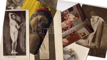 123 db erotikus művészeti képeslap / 123 Stk.  erotische Kunstkarten