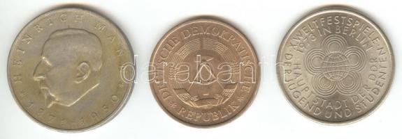 NDK 1969-1973. 5M, 10M, 20M "Heinrich Mann" T:1-,2
GDR 1969-1973. 5 Mark, 10 Mark, 20M &qu...