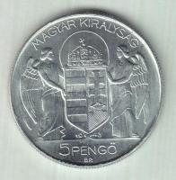 1943. 5P "Horthy balra" Alu T:1