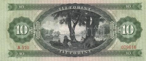 1969. 10Ft (6x) egy közeli sorszámos párral T:II,III
