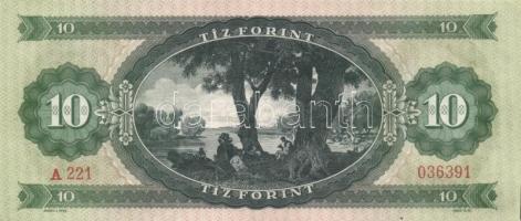1969. 10Ft (6x) egy közeli sorszámos párral T:II,III