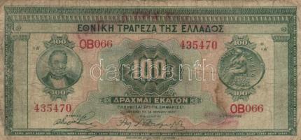 Görögország 1927. 100Dr T:III- Greece 1927. 100 Drachmai C:VG