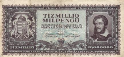 1946. 10.000.000MP (17x) T:I,II,III