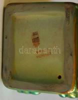 Eozin mázas jelzett Zsolnay porcelán bagoly figura /
Zsolnay chinaware owl figure with eosin cover 1...