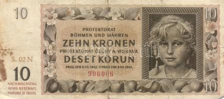 Német 3. Birodalom/Cseh-Morva Protektorátus 1940. 100K + 1942. 10K + 1944. 20K T:II-,III
German Thir...