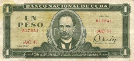 Kuba 1960. 5P + 1961-1982. 1P (5x) klf évszámok + 1967-87. 5P (2x) + 1984. 10P + 1985. 3P T:II,II-,I...