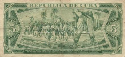 Kuba 1960. 5P + 1961-1982. 1P (5x) klf évszámok + 1967-87. 5P (2x) + 1984. 10P + 1985. 3P T:II,II-,I...