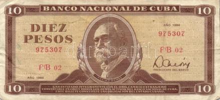 Kuba 1960. 5P + 1961-1982. 1P (5x) klf évszámok + 1967-87. 5P (2x) + 1984. 10P + 1985. 3P T:II,II-,I...