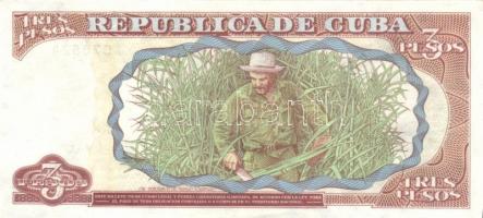 Kuba 1995. 3P (2x) egymás utáni sorszámmal T:II
Cuba 1995. 3 Pesos (2x) sequential serial number C:X...