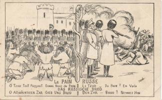 Anti-Russian, military propaganda, artist signed (EB)