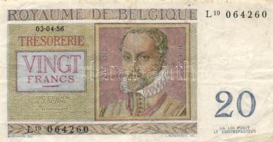 Belgium 1920-22. 1Fr + 1956. 20Fr T:III-,III
Belgium 1920-22. 1 Franc + 1956. 20 Francs C:VG,F