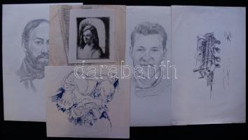 Vegyes grafika tétel többféle technikával és témával