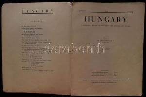 Hungary Quarterly Review, 1930/I. Bp, Fővárosi Könyvkiadó. Művészeti illusztrációkkal, metszetekkel,...
