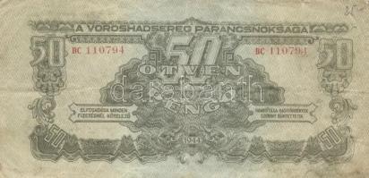 1944. A Vöröshadsereg Parancsnoksága" 2P + 5P + 10P + 20P + 50P + 100P T:II,II-,III