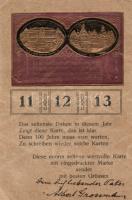 Frankfurt Embossed special date postcard (EB)