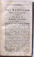 Brezanóczy, Adamii: Explanatio juris naturae politici. Pest 1824. Ludovici Landerer. 278p. korabeli ...
